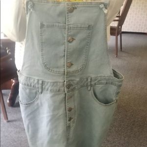 Light Blue Jean Romper